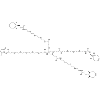 (NHS ester-PEG5-amido)-tri(endo-BCN-PEG3-ethoxymethyl)-methane