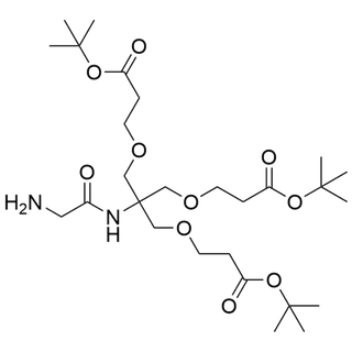 (Glycinamide)-tri-(t-butoxycarbonylethoxymethyl)-methane