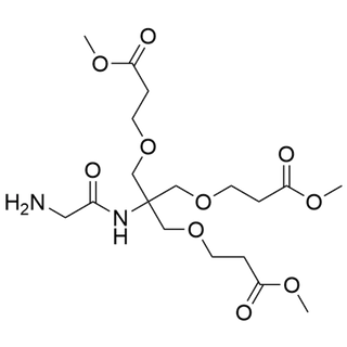 (Glycinamide)-tri-(methoxycarbonylethoxymethyl)-methane