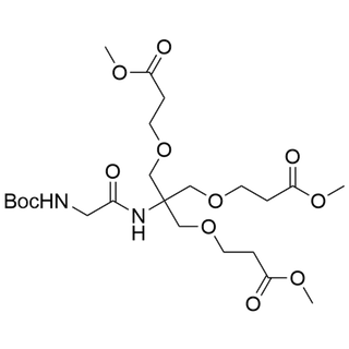 (Boc-glycinamide)-tri-(methoxycarbonylethoxymethyl)-methane