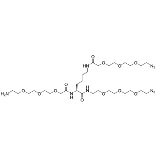 Amine-PEG3-Lys(PEG3-N3)-PEG3-N3