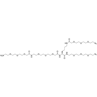 Amine-PEG3-PEG3-Lys(PEG3-N3)-PEG3-N3