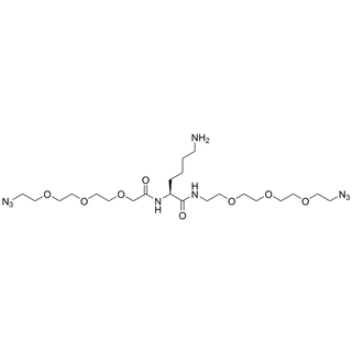 Azide-PEG3-Lys-PEG3-N3