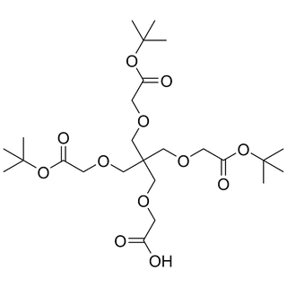 PEPT-tri(PEG1-C2-t-Bu Ester)-(PEG1-C2-acid)