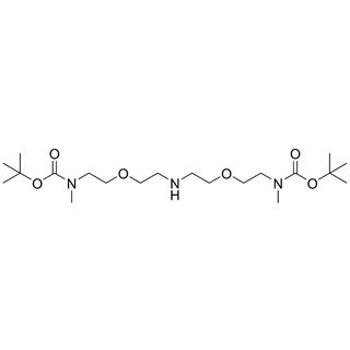 N-Bis(PEG1-N'-Me-N'-Boc)