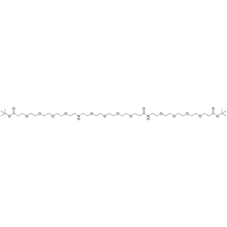 (t-Bu ester-PEG4-amido-PEG4)-(t-Bu ester-PEG4)-NH
