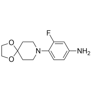 3-fluoro-4-(1,4-dioxa-8-azaspiro[4.5]decan-8-yl)aniline