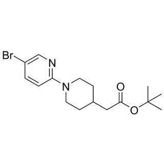 tert-butyl 2-(1-(5-bromopyridin-2-yl)piperidin-4-yl)acetate
