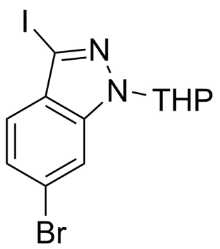 6-bromo-3-iodo-1-(tetrahydro-2H-pyran-2-yl)-1H-indazole