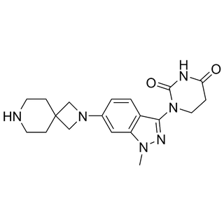 1-(1-methyl-6-(2,7-diazaspiro[3.5]nonan-2-yl)-1H-indazol-3-yl)dihydropyrimidine-2,4(1H,3H)-dione