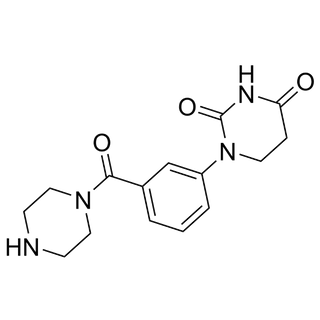 1-(3-(piperazine-1-carbonyl)phenyl)dihydropyrimidine-2,4(1H,3H)-dione