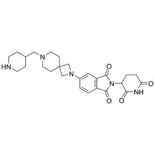 2-(2,6-dioxopiperidin-3-yl)-5-(7-(piperidin-4-ylmethyl)-2,7-diazaspiro[3.5]nonan-2-yl)isoindoline-1,3-dione