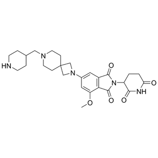 2-(2,6-dioxopiperidin-3-yl)-4-methoxy-6-(7-(piperidin-4-ylmethyl)-2,7-diazaspiro[3.5]nonan-2-yl)isoindoline-1,3-dione