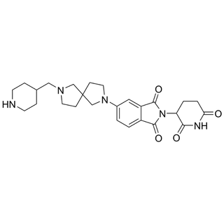 2-(2,6-dioxopiperidin-3-yl)-5-(7-(piperidin-4-ylmethyl)-2,7-diazaspiro[4.4]nonan-2-yl)isoindoline-1,3-dione