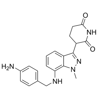 3-(7-((4-aminobenzyl)amino)-1-methyl-1H-indazol-3-yl)piperidine-2,6-dione