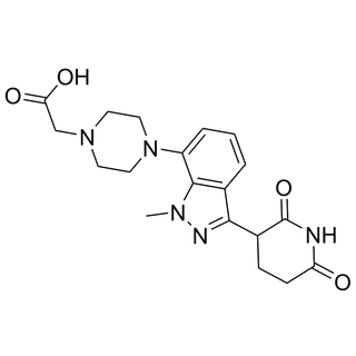 2-(4-(3-(2,6-dioxopiperidin-3-yl)-1-methyl-1H-indazol-7-yl)piperazin-1-yl)acetic acid