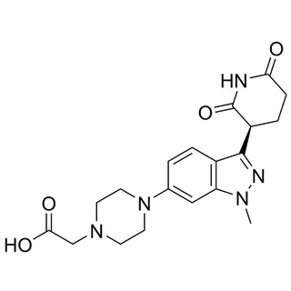 (S)-2-(4-(3-(2,6-dioxopiperidin-3-yl)-1-methyl-1H-indazol-6-yl)piperazin-1-yl)acetic acid