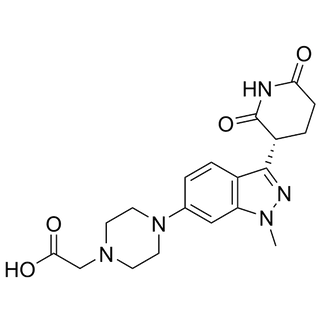 (R)-2-(4-(3-(2,6-dioxopiperidin-3-yl)-1-methyl-1H-indazol-6-yl)piperazin-1-yl)acetic acid