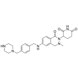 3-(3-methyl-1-oxo-6-((4-(piperazin-1-ylmethyl)benzyl)amino)-3,4-dihydrophthalazin-2(1H)-yl)piperidine-2,6-dione