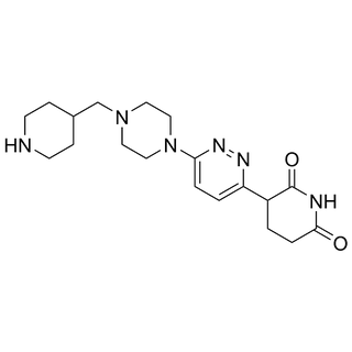 3-(6-(4-(piperidin-4-ylmethyl)piperazin-1-yl)pyridazin-3-yl)piperidine-2,6-dione
