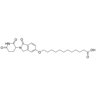 12-((2-(2,6-dioxopiperidin-3-yl)-1-oxoisoindolin-5-yl)oxy)dodecanoic acid