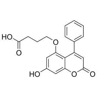 4-((7-hydroxy-2-oxo-4-phenyl-2H-chromen-5-yl)oxy)butanoic acid