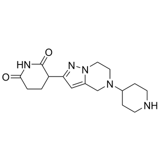 3-(5-(piperidin-4-yl)-4,5,6,7-tetrahydropyrazolo[1,5-a]pyrazin-2-yl)piperidine-2,6-dione