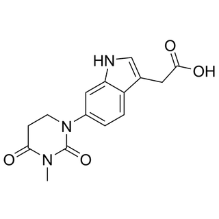 2-(6-(3-methyl-2,4-dioxotetrahydropyrimidin-1(2H)-yl)-1H-indol-3-yl)acetic acid
