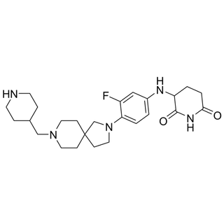 3-((3-fluoro-4-(8-(piperidin-4-ylmethyl)-2,8-diazaspiro[4.5]decan-2-yl)phenyl)amino)piperidine-2,6-dione