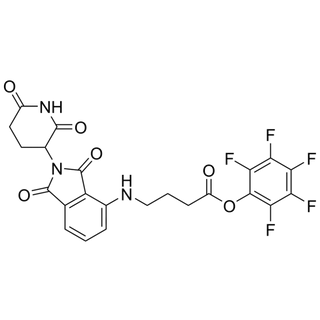 perfluorophenyl 4-((2-(2,6-dioxopiperidin-3-yl)-1,3-dioxoisoindolin-4-yl)amino)butanoate