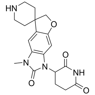 3-(1-methyl-2-oxo-1,2-dihydro-3H,6H-spiro[benzofuro[5,6-d]imidazole-7,4'-piperidin]-3-yl)piperidine-2,6-dione