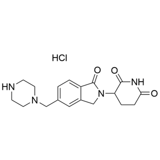 3-(1-oxo-5-(piperazin-1-ylmethyl)isoindolin-2-yl)piperidine-2,6-dione hydrochloride