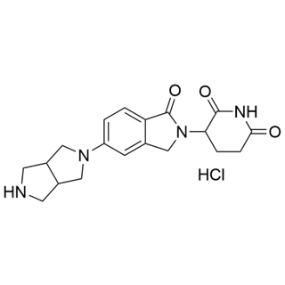 3-(5-(hexahydropyrrolo[3,4-c]pyrrol-2(1H)-yl)-1-oxoisoindolin-2-yl)piperidine-2,6-dione hydrochloride