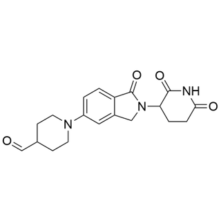 1-(2-(2,6-dioxopiperidin-3-yl)-1-oxoisoindolin-5-yl)piperidine-4-carbaldehyde