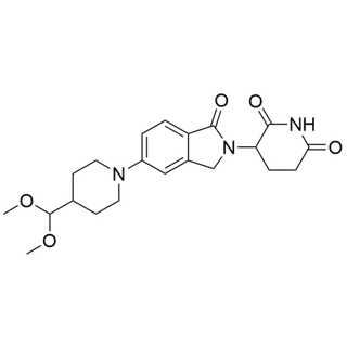 -(5-(4-(dimethoxymethyl)piperidin-1-yl)-1-oxoisoindolin-2-yl)piperidine-2,6-dione