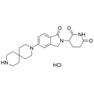 3-(1-oxo-5-(3,9-diazaspiro[5.5]undecan-3-yl)isoindolin-2-yl)piperidine-2,6-dione hydrochloride