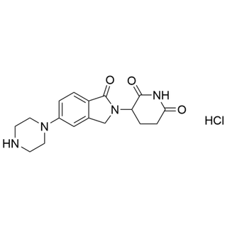 3-(1-oxo-5-(piperazin-1-yl)isoindolin-2-yl)piperidine-2,6-dione hydrochloride