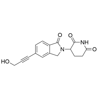 3-(5-(3-hydroxyprop-1-yn-1-yl)-1-oxoisoindolin-2-yl)piperidine-2,6-dione