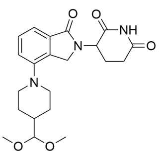 3-(4-(4-(dimethoxymethyl)piperidin-1-yl)-1-oxoisoindolin-2-yl)piperidine-2,6-dione