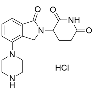 3-(1-oxo-4-(piperazin-1-yl)isoindolin-2-yl)piperidine-2,6-dione hydrochloride