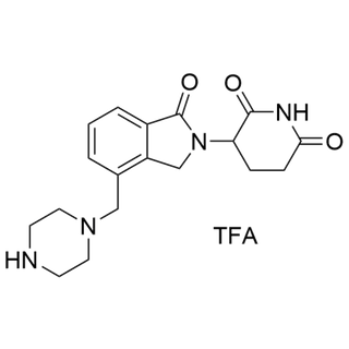 1-methyl-3-(1-oxo-4-(piperazin-1-ylmethyl)isoindolin-2-yl)piperidine-2,6-dione TFA salt