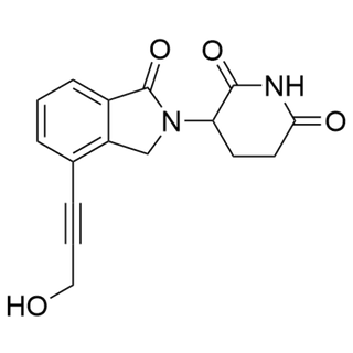 3-(4-(3-hydroxyprop-1-yn-1-yl)-1-oxoisoindolin-2-yl)piperidine-2,6-dione