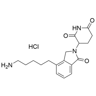 3-(4-(5-aminopentyl)-1-oxoisoindolin-2-yl)piperidine-2,6-dione hydrochloride