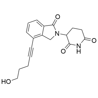 3-(4-(5-hydroxypent-1-yn-1-yl)-1-oxoisoindolin-2-yl)piperidine-2,6-dione