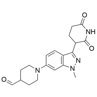 1-(3-(2,6-dioxopiperidin-3-yl)-1-methyl-1H-indazol-6-yl)piperidine-4-carbaldehyde