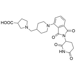 1-((1-(2-(2,6-dioxopiperidin-3-yl)-1,3-dioxoisoindolin-4-yl)piperidin-4-yl)methyl)pyrrolidine-3-carboxylic acid hydrochloride