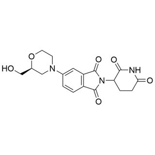 2-(2,6-dioxopiperidin-3-yl)-5-((S)-2-(hydroxymethyl)morpholino)isoindoline-1,3-dione