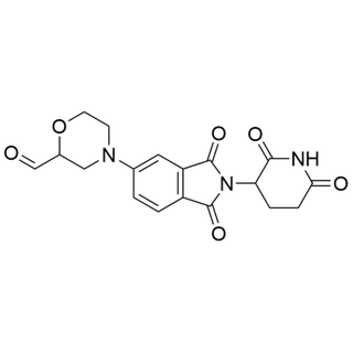 4-(2-(2,6-dioxopiperidin-3-yl)-1,3-dioxoisoindolin-5-yl)morpholine-2-carbaldehyde