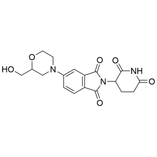 2-(2,6-dioxopiperidin-3-yl)-5-(2-(hydroxymethyl)morpholino)isoindoline-1,3-dione