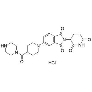 2-(2,6-dioxopiperidin-3-yl)-5-(4-(piperazine-1-carbonyl)piperidin-1-yl)isoindoline-1,3-dione hydrochloride